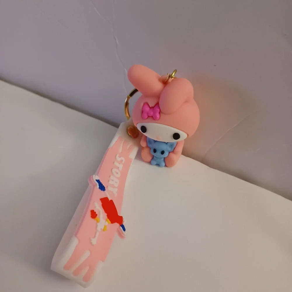 Sanrio Hello Kitty My Melody Figure Strap Keychain Bag Charm